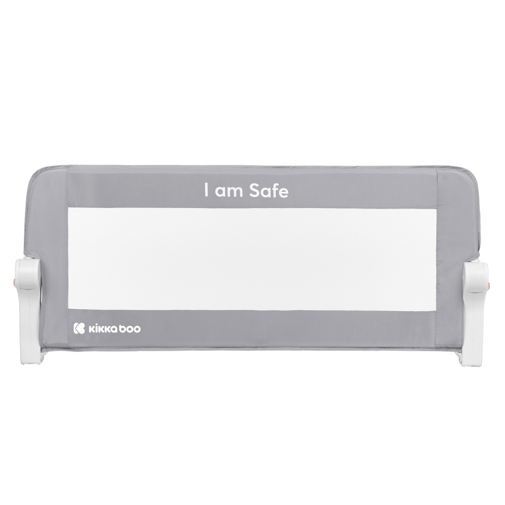 Kikkaboo Προστατευτική Μπάρα Κρεβατιού I am safe Grey 102 cm (31003050008) Kikkaboo Προστατευτική Μπάρα Κρεβατιού I am safe Grey 102 cm (31003050008)