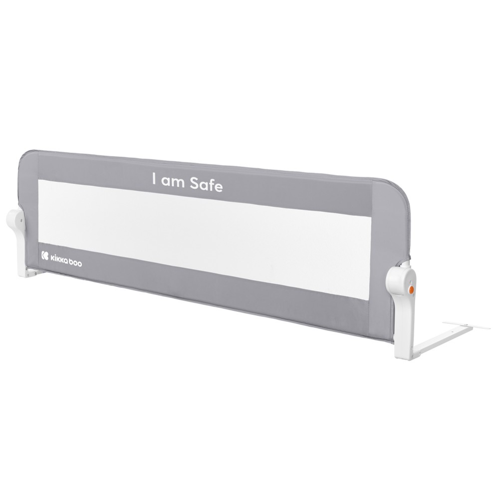 Kikkaboo Προστατευτική Μπάρα Κρεβατιού I am safe Grey 150 cm (31003050010) Kikkaboo Προστατευτική Μπάρα Κρεβατιού I am safe Grey 150 cm (31003050010)