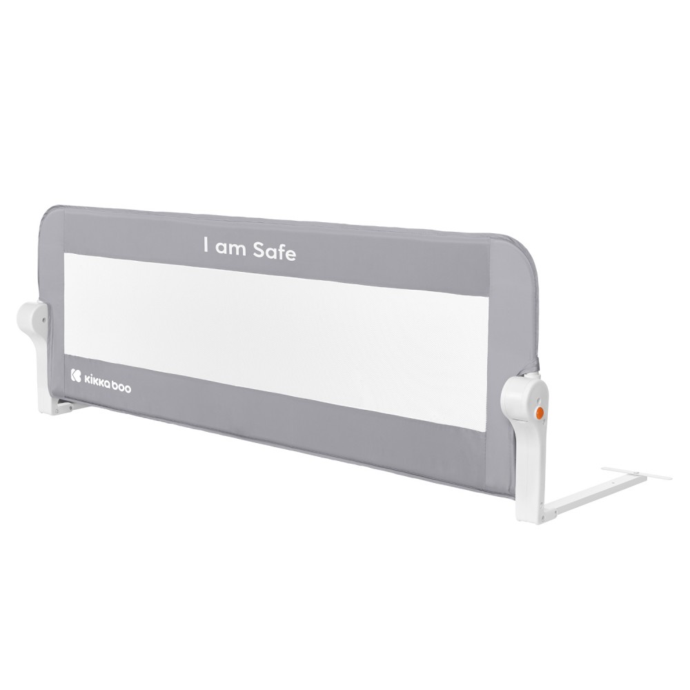 Kikkaboo Προστατευτική Μπάρα Κρεβατιού I am safe Grey 120cm (31003050015) Kikkaboo Προστατευτική Μπάρα Κρεβατιού I am safe Grey 120cm (31003050015)