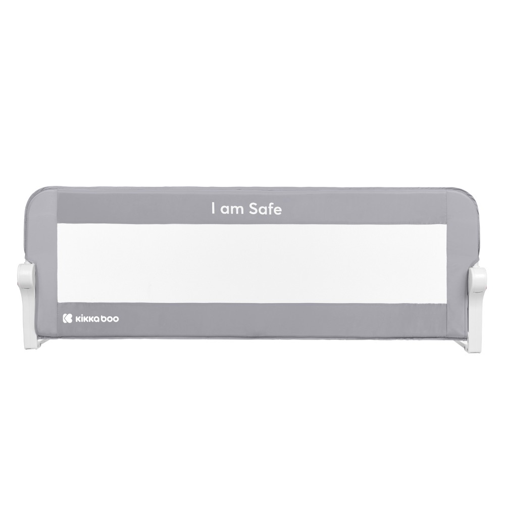 Kikkaboo Προστατευτική Μπάρα Κρεβατιού I am safe Grey 120cm (31003050015) Kikkaboo Προστατευτική Μπάρα Κρεβατιού I am safe Grey 120cm (31003050015)