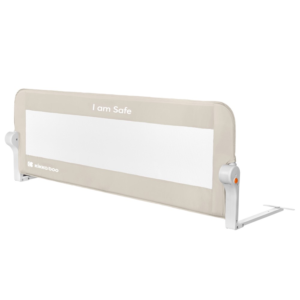 Kikkaboo Προστατευτική Μπάρα Κρεβατιού I am safe Beige 120cm (31003050016) Kikkaboo Προστατευτική Μπάρα Κρεβατιού I am safe Beige 120cm (31003050016)