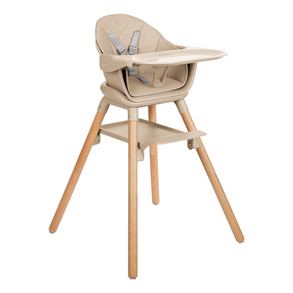 Ξύλινο Καρεκλάκι Φαγητού Kikkaboo Woody Beige (31004010174) Ξύλινο Καρεκλάκι Φαγητού Kikkaboo Woody Beige (31004010174)