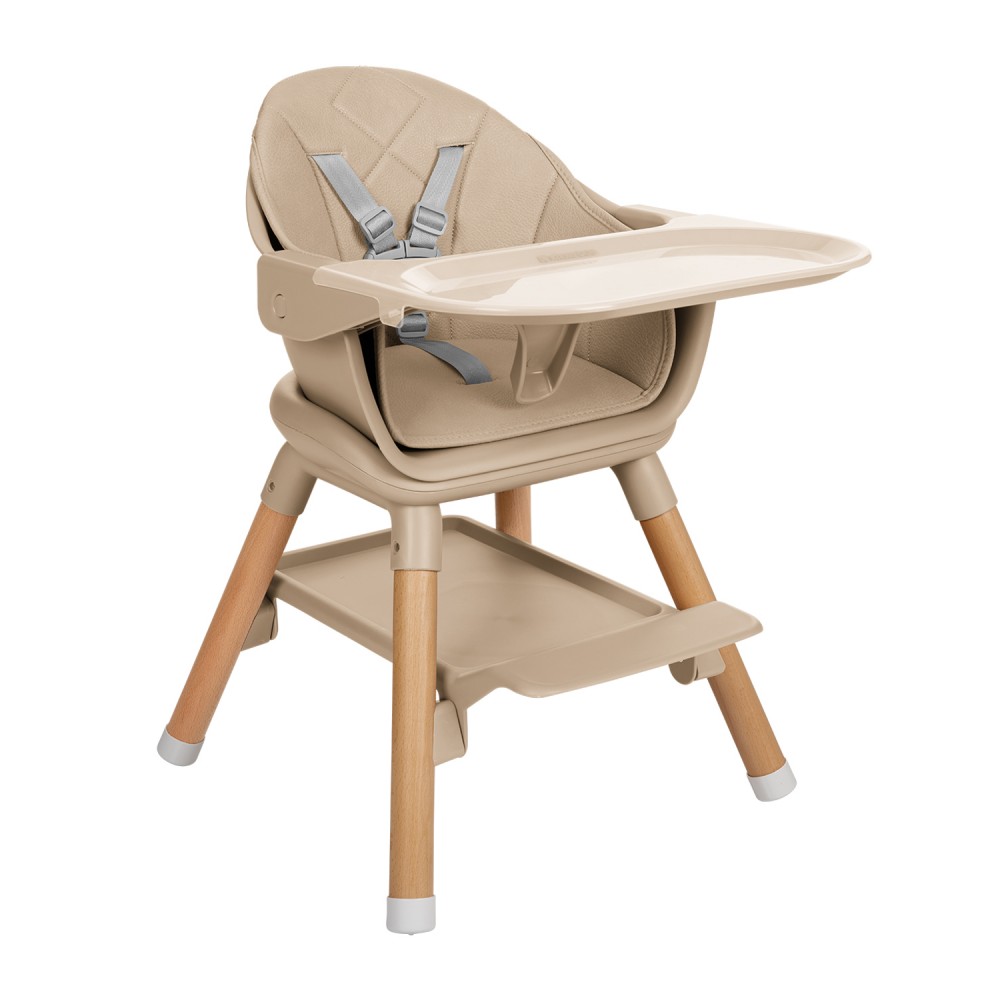 Ξύλινο Καρεκλάκι Φαγητού Kikkaboo Woody Beige (31004010174) Ξύλινο Καρεκλάκι Φαγητού Kikkaboo Woody Beige (31004010174)