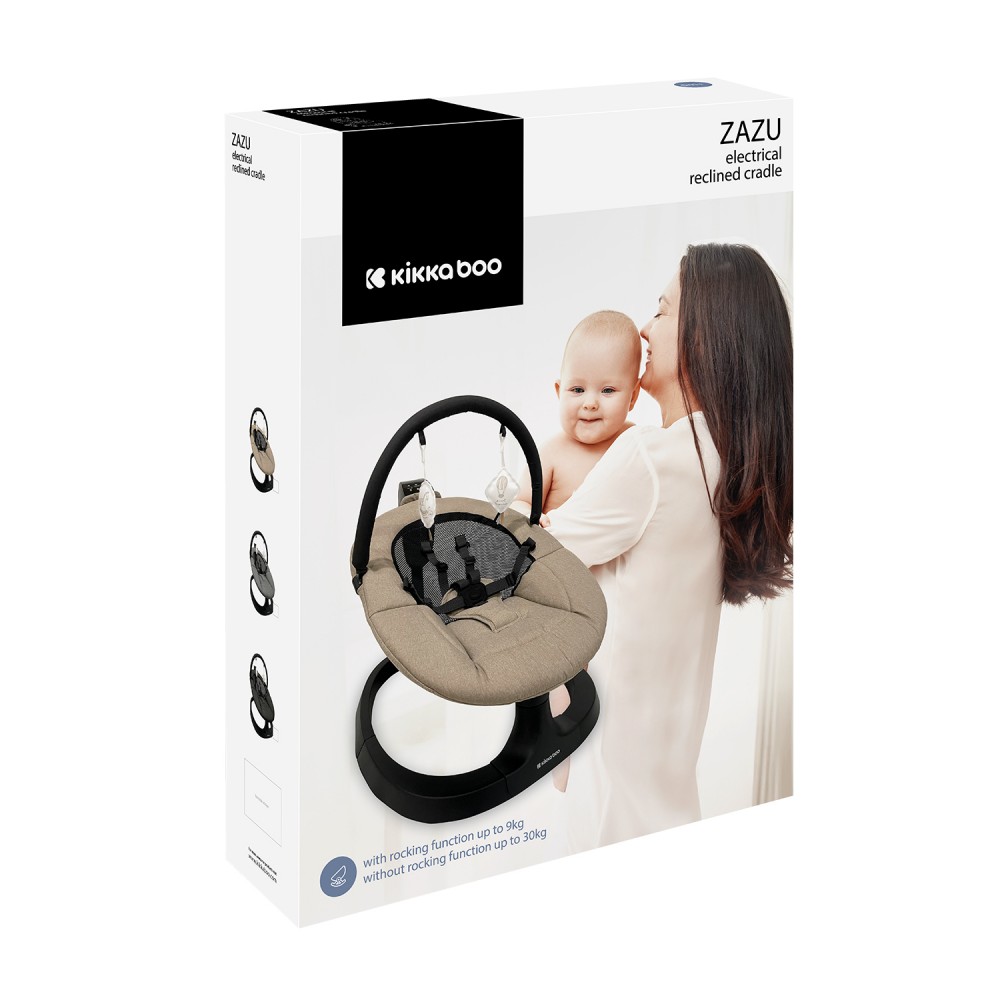 Kikkaboo Ηλεκτρική Ρηλάξ-Κούνια Zazu Beige (31005010097)