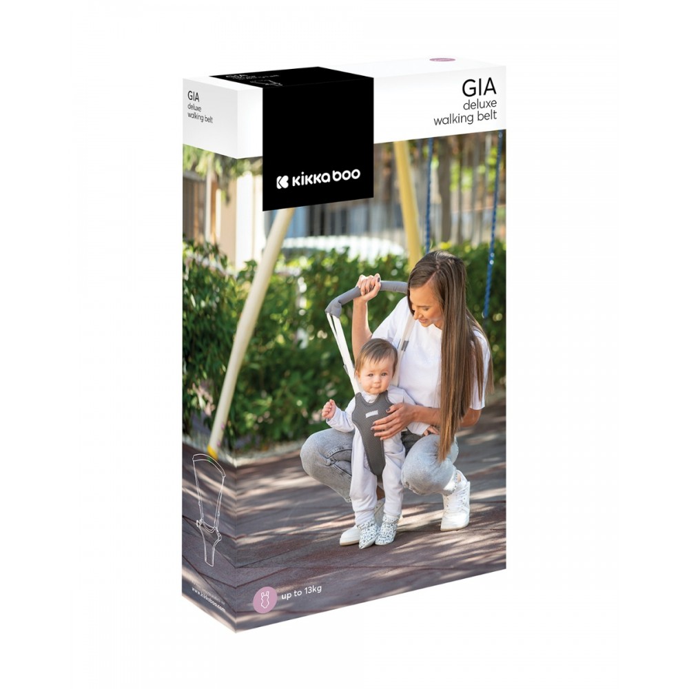 KikkaBoo Walking Belt Βοήθημα Στήριξης για τα Πρώτα Βήματα του Μωρού Gia Mesh Black (31108010078) KikkaBoo Walking Belt Βοήθημα Στήριξης για τα Πρώτα Βήματα του Μωρού Gia Mesh Black (31108010078)