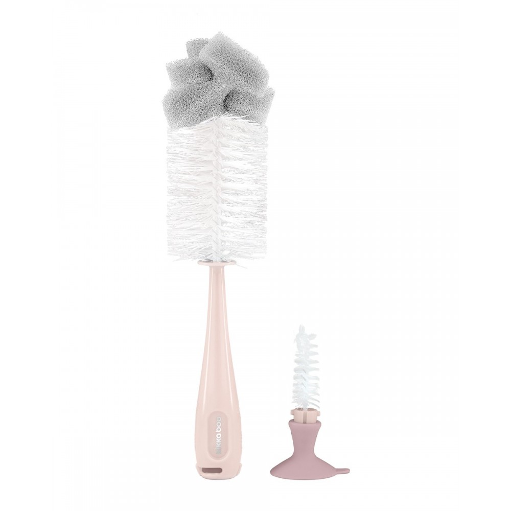 Kikka Boo Βούρτσα Καθαρισμού Για Μπιμπερό 2σε1 Pink (31302020079) Kikka Boo Βούρτσα Καθαρισμού Για Μπιμπερό 2σε1 Pink (31302020079)