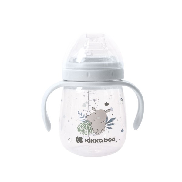Kikka Boo Εκπαιδευτικό Μπιμπερό Σιλικόνης με Λαβές Blue 6m+ 240ml (31302030063) Kikka Boo Εκπαιδευτικό Μπιμπερό Σιλικόνης με Λαβές Blue 6m+ 240ml (31302030063)