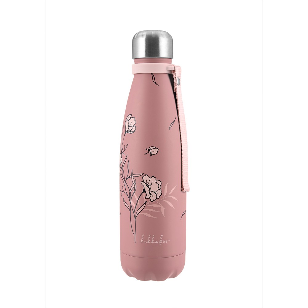 Kikkaboo Θερμός Νερού Thermo drinking bottle 500ml Flora Blush (31302030098)