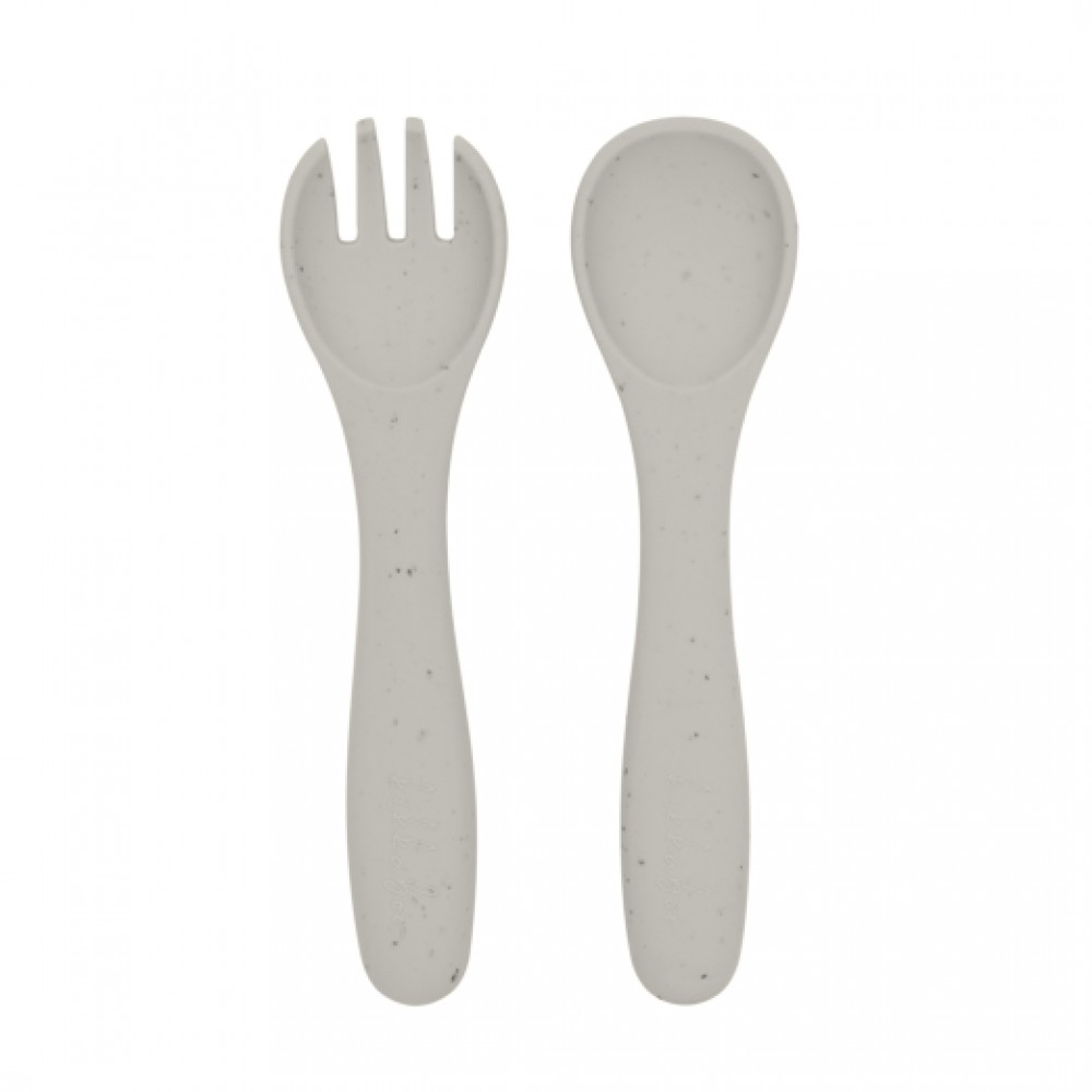 Kikkaboo  Σετ Φαγητού από Σιλικόνη 5 τεμαχίων Platinum Silicone Sand (31302050002)