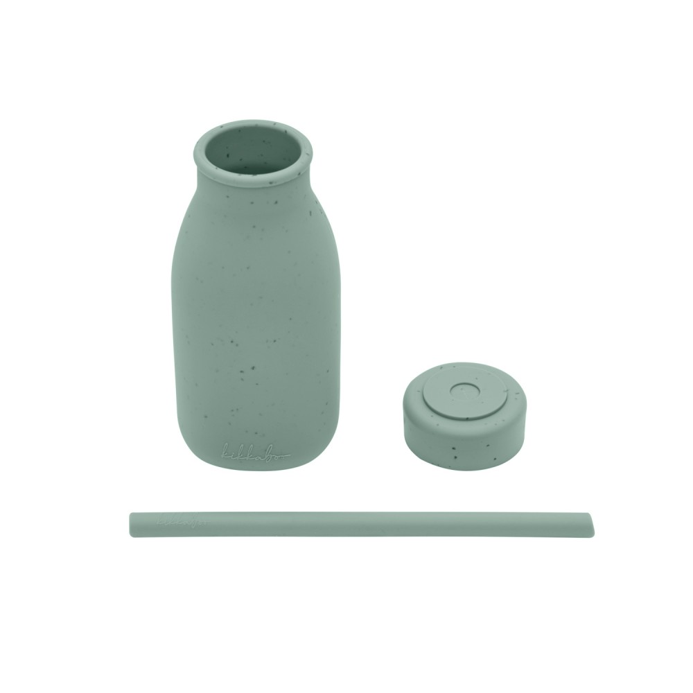 Kikkaboo Μπουκάλι με καλαμάκι από Σιλικόνη Platinum Silicone Sage (31302050019) Kikkaboo Μπουκάλι με καλαμάκι από Σιλικόνη Platinum Silicone Sage (31302050019)