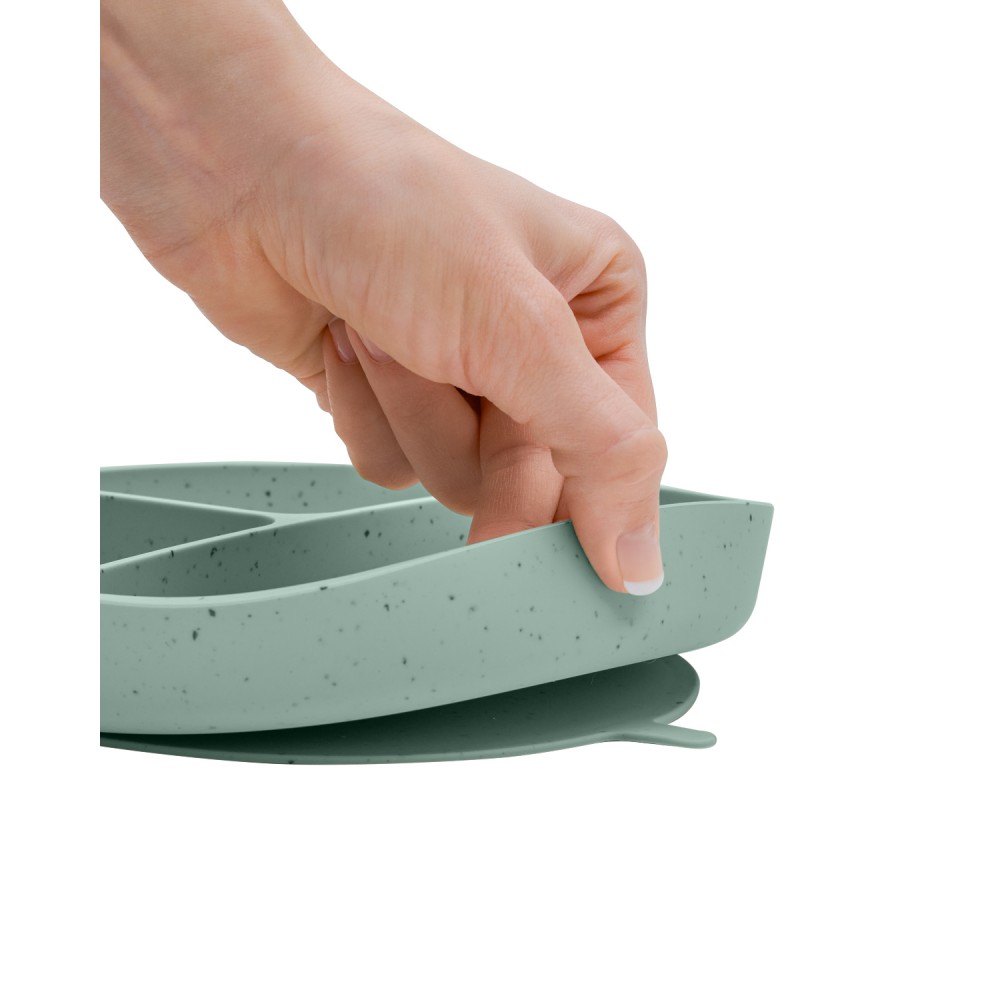 Kikkaboo Δίσκος Φαγητού από Σιλικόνη με χωρίσματα Platinum Silicone Sage (31302050032) Kikkaboo Δίσκος Φαγητού από Σιλικόνη με χωρίσματα Platinum Silicone Sage (31302050032)