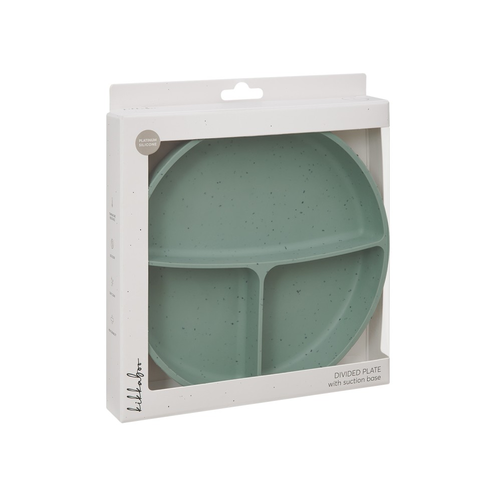 Kikkaboo Δίσκος Φαγητού από Σιλικόνη με χωρίσματα Platinum Silicone Sage (31302050032) Kikkaboo Δίσκος Φαγητού από Σιλικόνη με χωρίσματα Platinum Silicone Sage (31302050032)