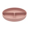 Kikkaboo Δίσκος Φαγητού από Σιλικόνη με χωρίσματα  Platinum Silicone Blush (31302050034)
