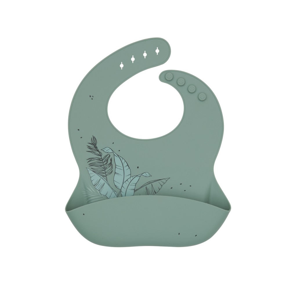 Kikkaboo Σαλιάρα από Platinum σιλικόνη Flora Sage (31302050038) Kikkaboo Σαλιάρα από Platinum σιλικόνη Flora Sage (31302050038)