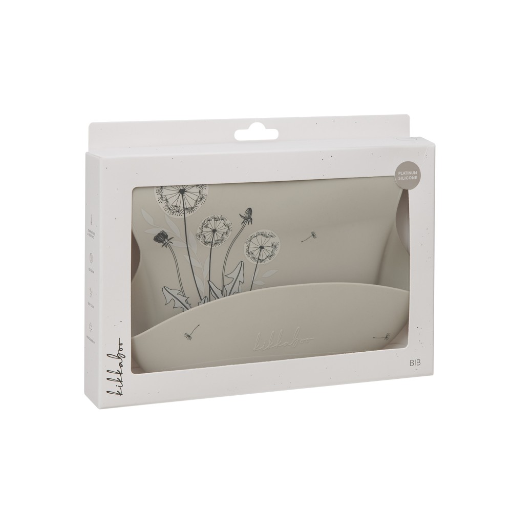 Kikkaboo Σαλιάρα από Platinum σιλικόνη Flora Sand (31302050039) Kikkaboo Σαλιάρα από Platinum σιλικόνη Flora Sand (31302050039)