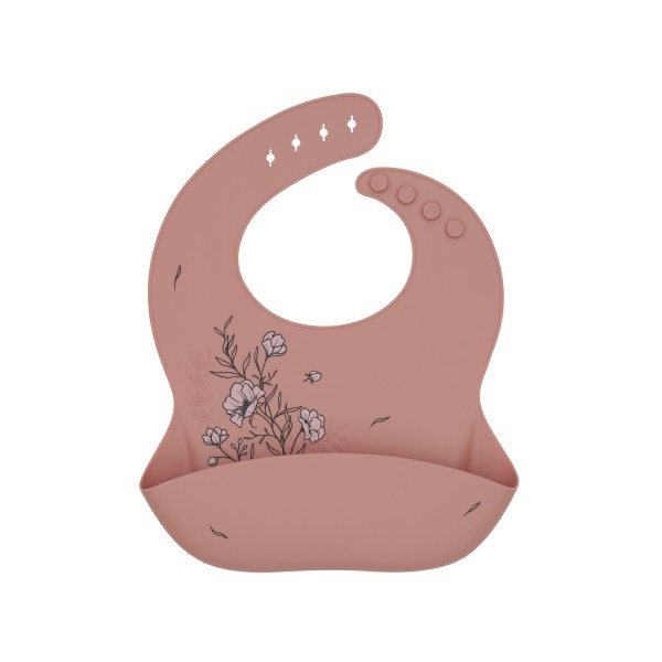 Kikkaboo Σαλιάρα από Platinum σιλικόνη Flora Blush (31302050040) Kikkaboo Σαλιάρα από Platinum σιλικόνη Flora Blush (31302050040)