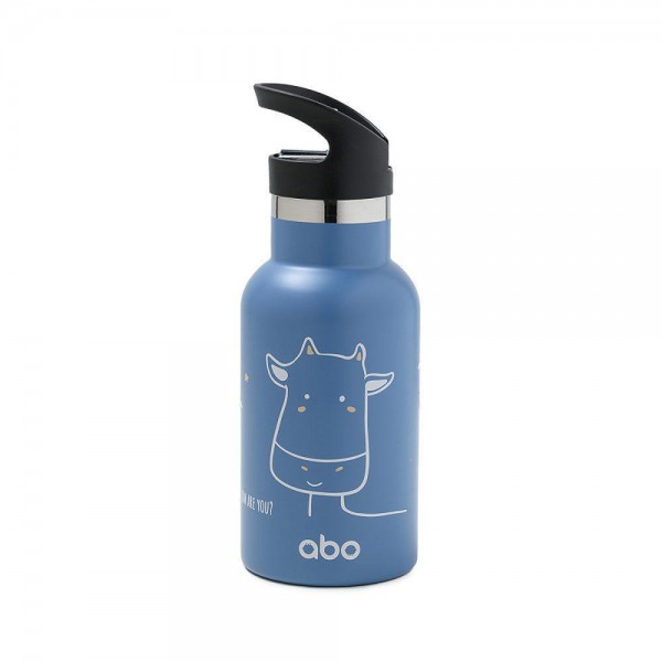 Abo Παγούρι θερμός 350 ml με έξτρα πώμα abottle cow are you (313205)