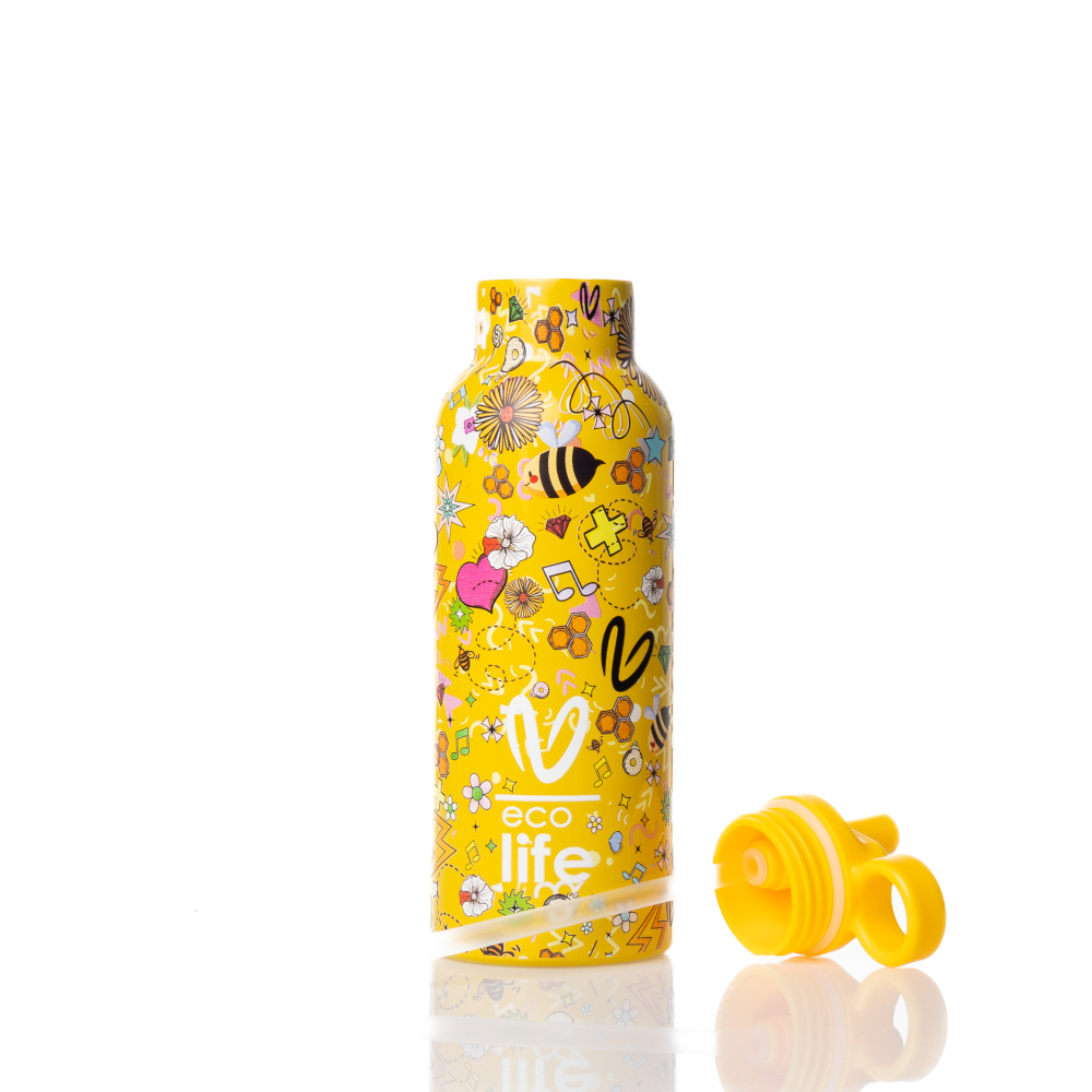 Eco Life Θερμός από ανοξείδωτο ατσάλι Joy 500ml (33-BO-2323)
