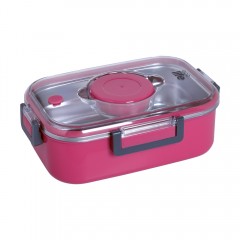 Eco Life Ορθογώνιο Φαγητοδοχείο 850ml Ροζ (33-BO-9050) Eco Life Ορθογώνιο Φαγητοδοχείο 850ml Ροζ (33-BO-9050)