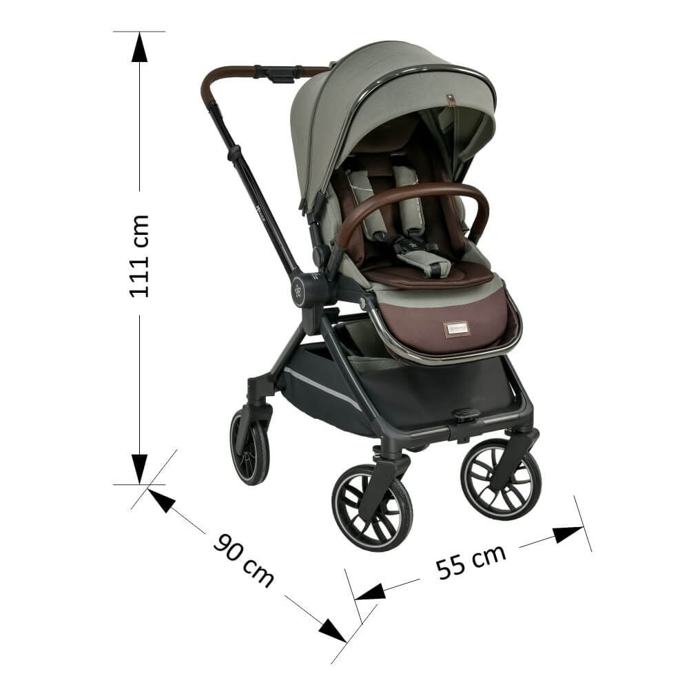 Bebestars Πολυκαρότσι Mirage 2σε1 Olive (331-189) Bebestars Πολυκαρότσι Mirage 2σε1 Olive (331-189)
