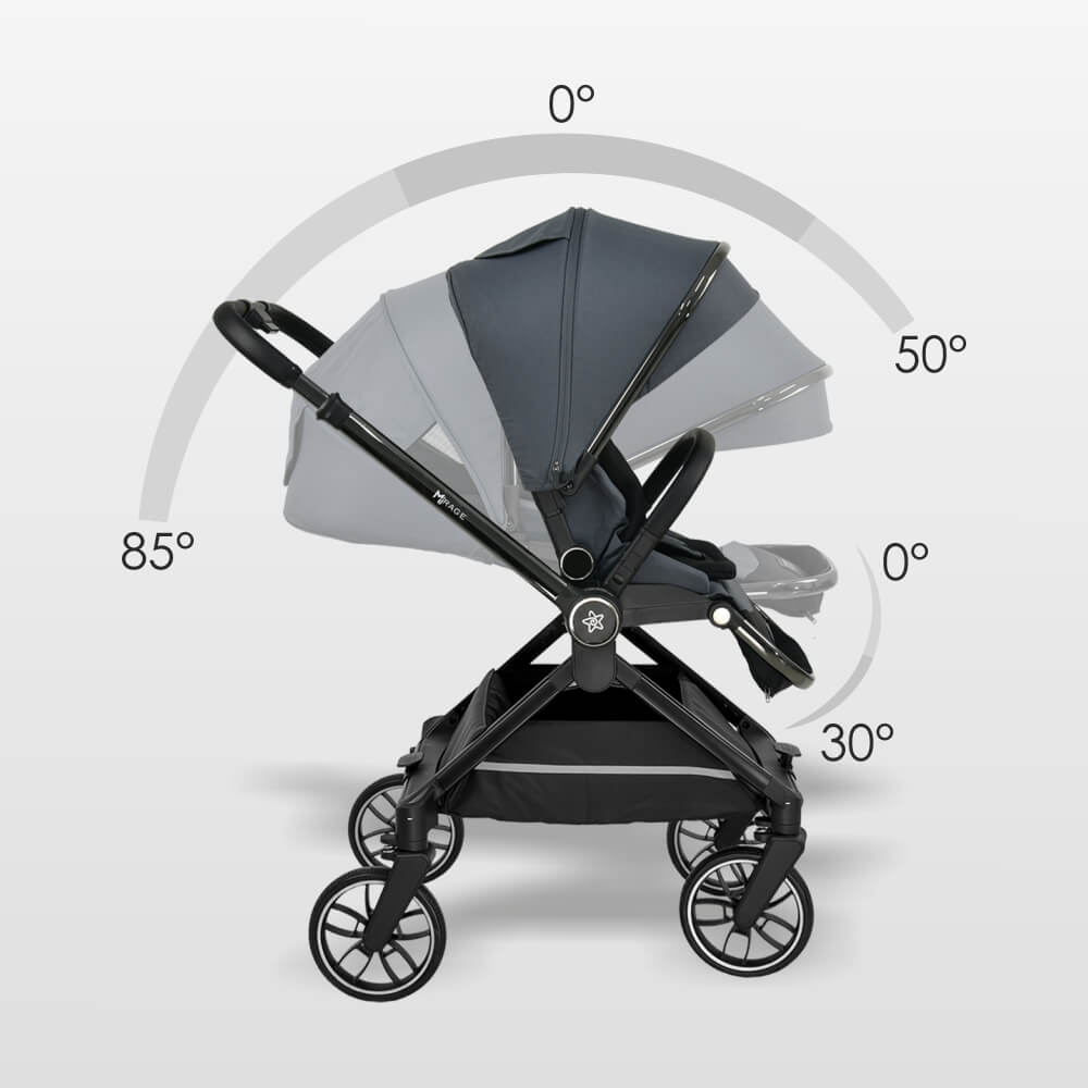 Bebestars Πολυκαρότσι Mirage 2σε1 Grey (331-188) Bebestars Πολυκαρότσι Mirage 2σε1 Grey (331-188)