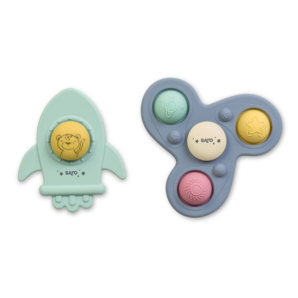 Saro Περιστρεφόμενο Αισθητηριακό Παιχνίδι "Galaxy Spinner" Σετ 2τμχ (3320)