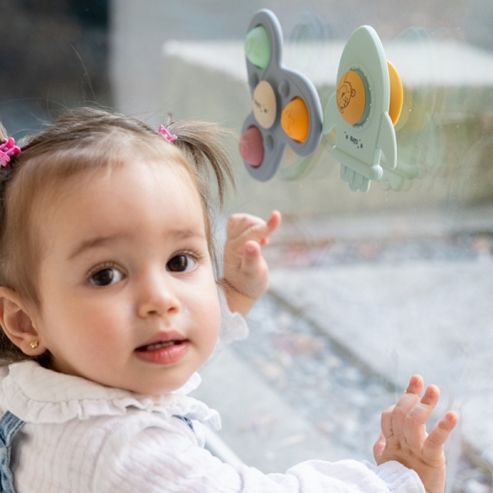 Saro Περιστρεφόμενο Αισθητηριακό Παιχνίδι "Galaxy Spinner" Σετ 2τμχ (3320)