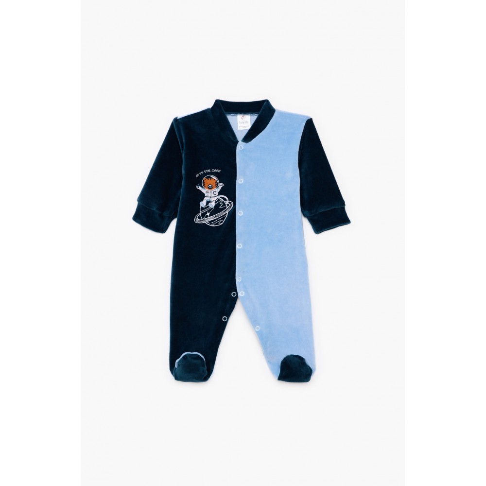 Pretty Baby Φορμάκι Βελουτέ μακρύ μανίκι Αστροναύτης (33307)