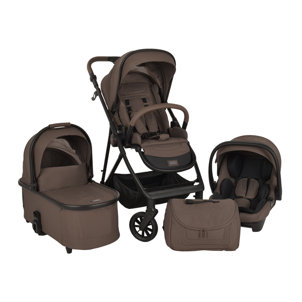 Bebe Stars Πολυκαρότσι Dione 3σε1 Gaia Brown (334-182)
