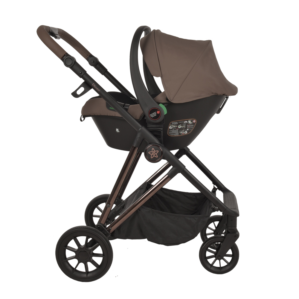Bebe Stars Πολυκαρότσι Dione 3σε1 Gaia Brown (334-182)