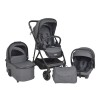 Bebe Stars Πολυκαρότσι Dione 3σε1 Titanium Grey (334-186)