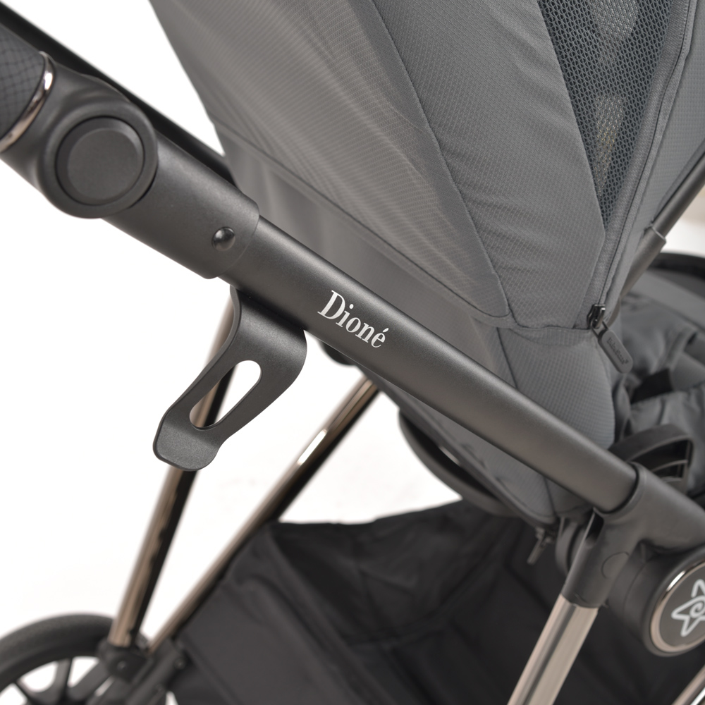 Bebe Stars Πολυκαρότσι Dione 3σε1 Titanium Grey (334-186)