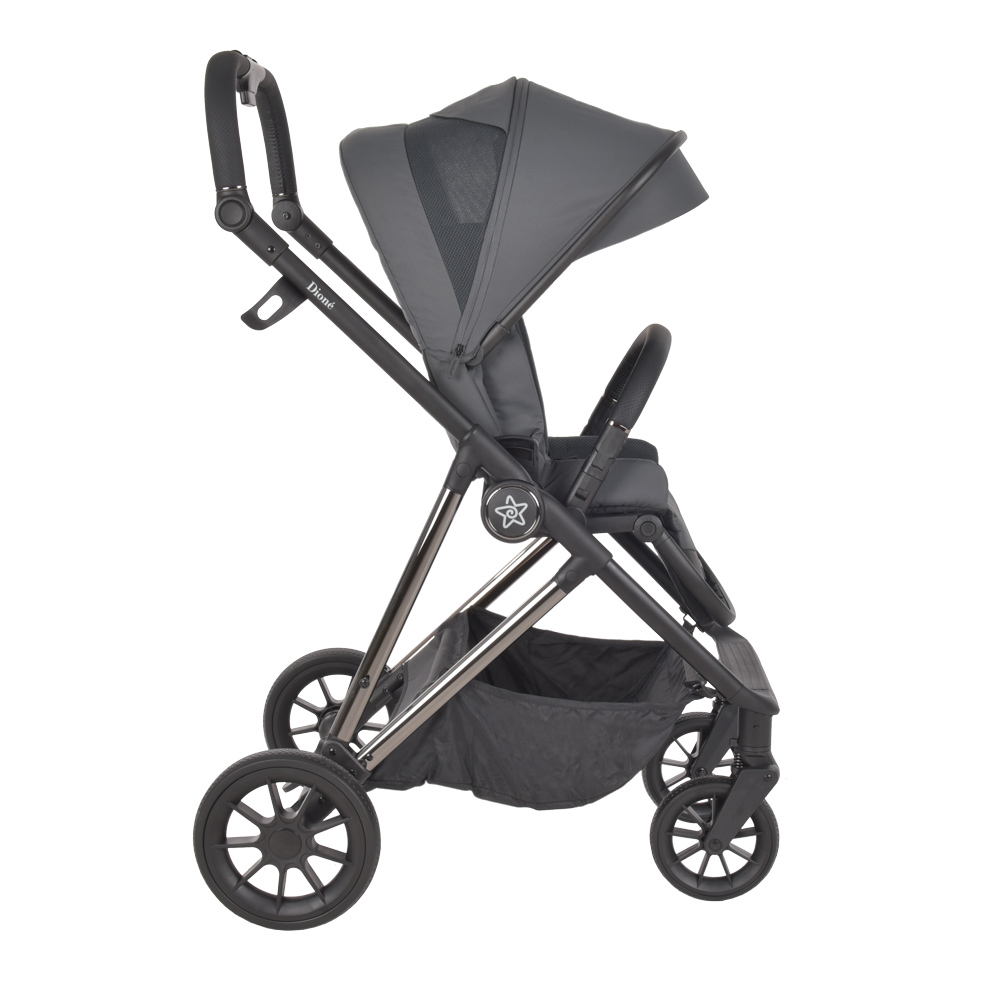 Bebe Stars Πολυκαρότσι Dione 3σε1 Titanium Grey (334-186)