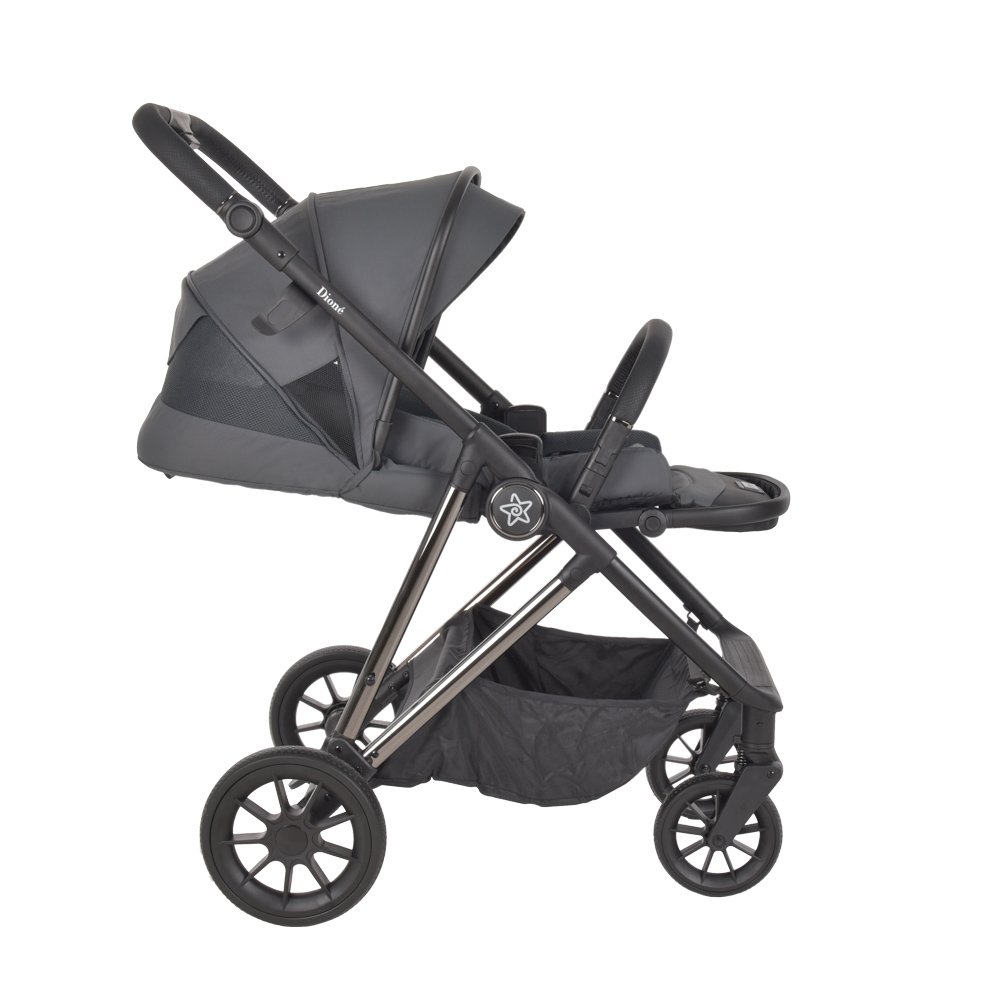 Bebe Stars Πολυκαρότσι Dione 3σε1 Titanium Grey (334-186)