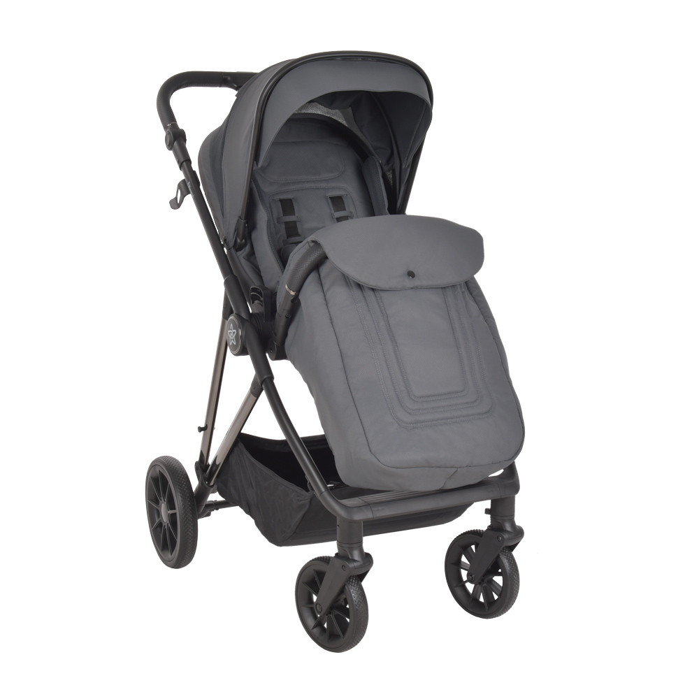 Bebe Stars Πολυκαρότσι Dione 3σε1 Titanium Grey (334-186)