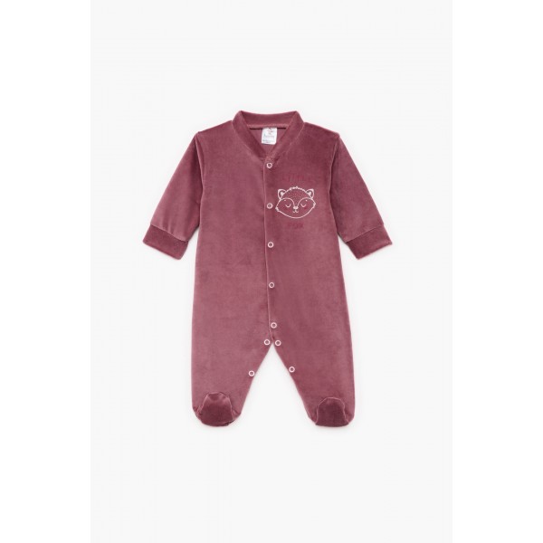 Pretty Baby Φορμάκι Βελουτέ μακρύ μανίκι Be Fox (33401)