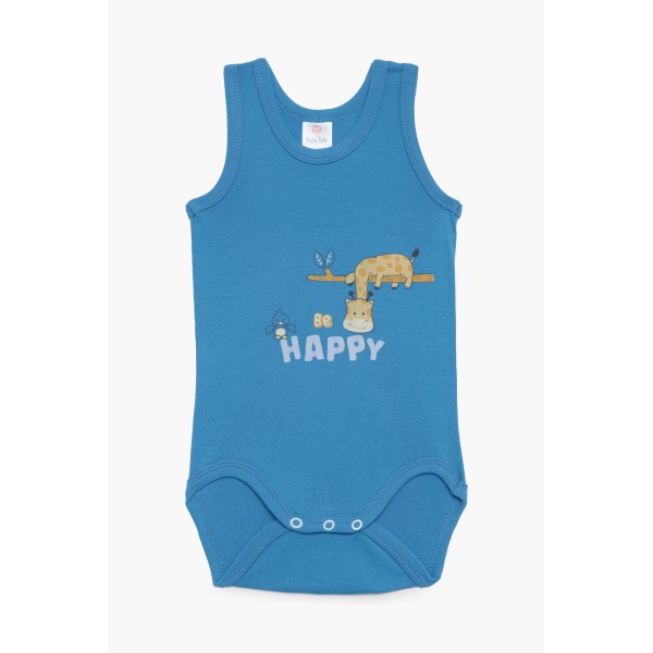 Βρεφικό Ζιπουνάκι  Αμάνικο Be Happy (34874-2) Βρεφικό Ζιπουνάκι  Αμάνικο Be Happy (34874-2)