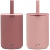 Kiokids Σετ Ποτήρια Σιλικόνης με Καλαμάκι 180ml Ροζ (3508) Kiokids Σετ Ποτήρια Σιλικόνης με Καλαμάκι 180ml Ροζ (3508)