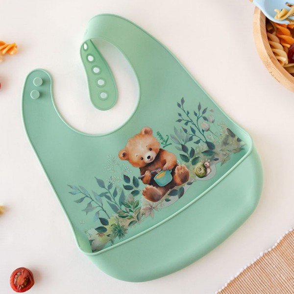 Kiokids Σαλιάρα Σιλικόνης Little Bear (3738) Kiokids Σαλιάρα Σιλικόνης Little Bear (3738)