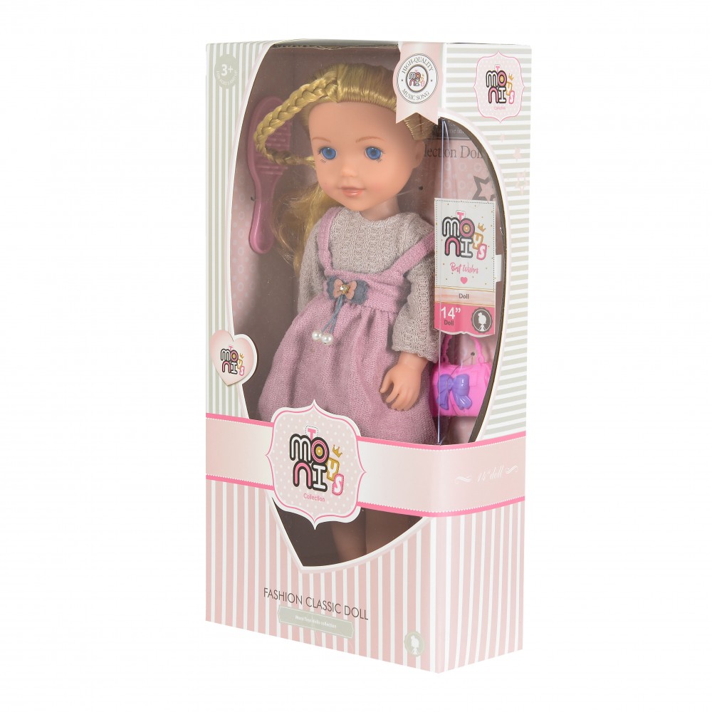 Moni Κούκλα 36cm Doll 9652 με αξεσουάρ (3800146222017)