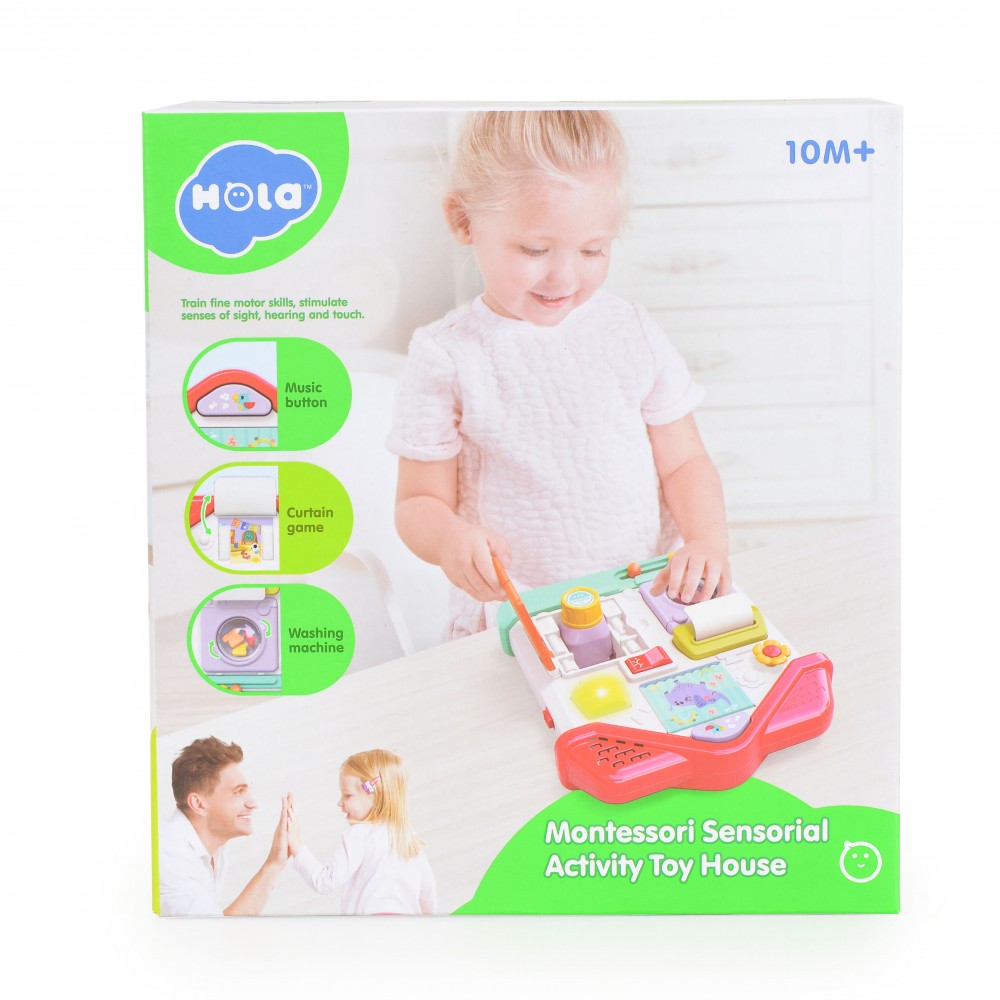 Hola Σπιτάκι Δραστηριοτήτων Montessori Sensorial Activity Toy House HА898600 (3800146224905) Hola Σπιτάκι Δραστηριοτήτων Montessori Sensorial Activity Toy House HА898600 (3800146224905)