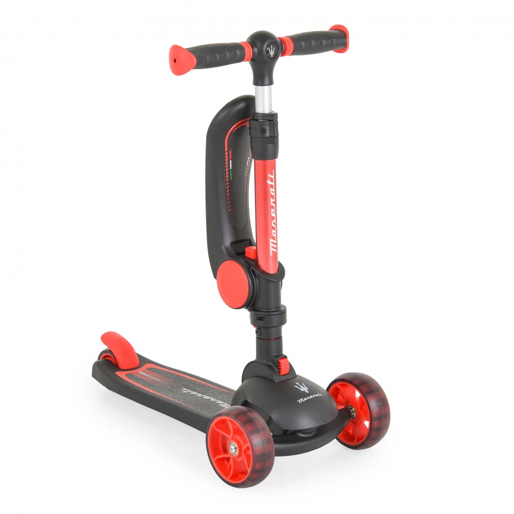 Cangaroo Πατίνι 2 σε 1 με κάθισμα Maserati 2in1 Black (3800146229146)