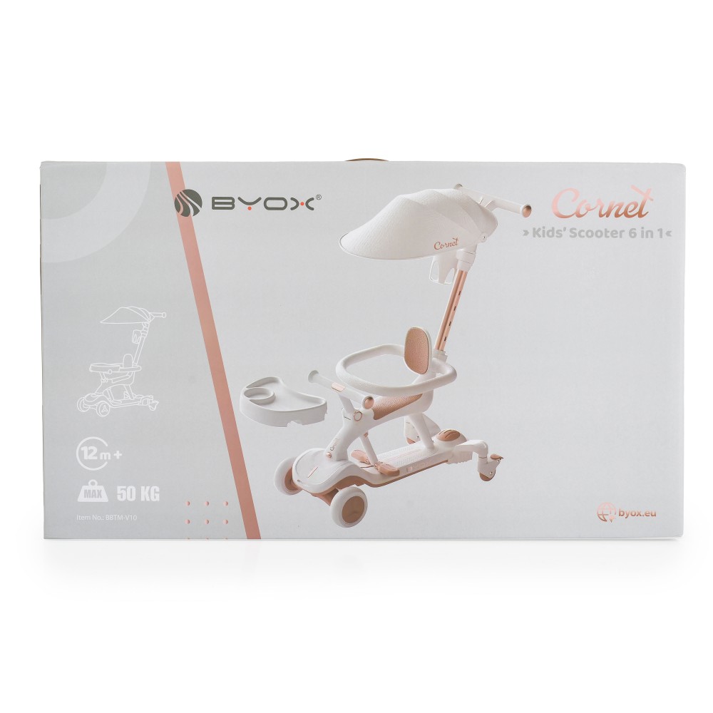 Byox Scooter Cornet 6in1 white (3800146229498) Byox Scooter Cornet 6in1 white (3800146229498)