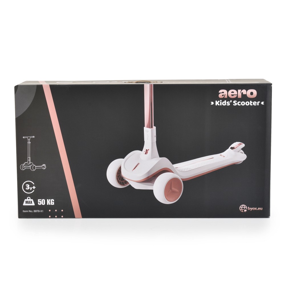 Byox Scooter με Φωτιζόμενες Ρόδες Aero Royal White (3800146229511) Byox Scooter με Φωτιζόμενες Ρόδες Aero Royal White (3800146229511)