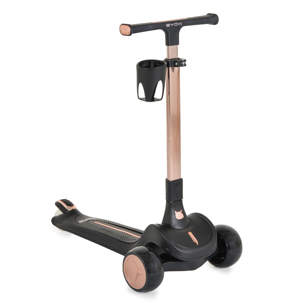 Byox Scooter με Φωτιζόμενες Ρόδες Aero Coal BLack (3800146229535) Byox Scooter με Φωτιζόμενες Ρόδες Aero Coal BLack (3800146229535)