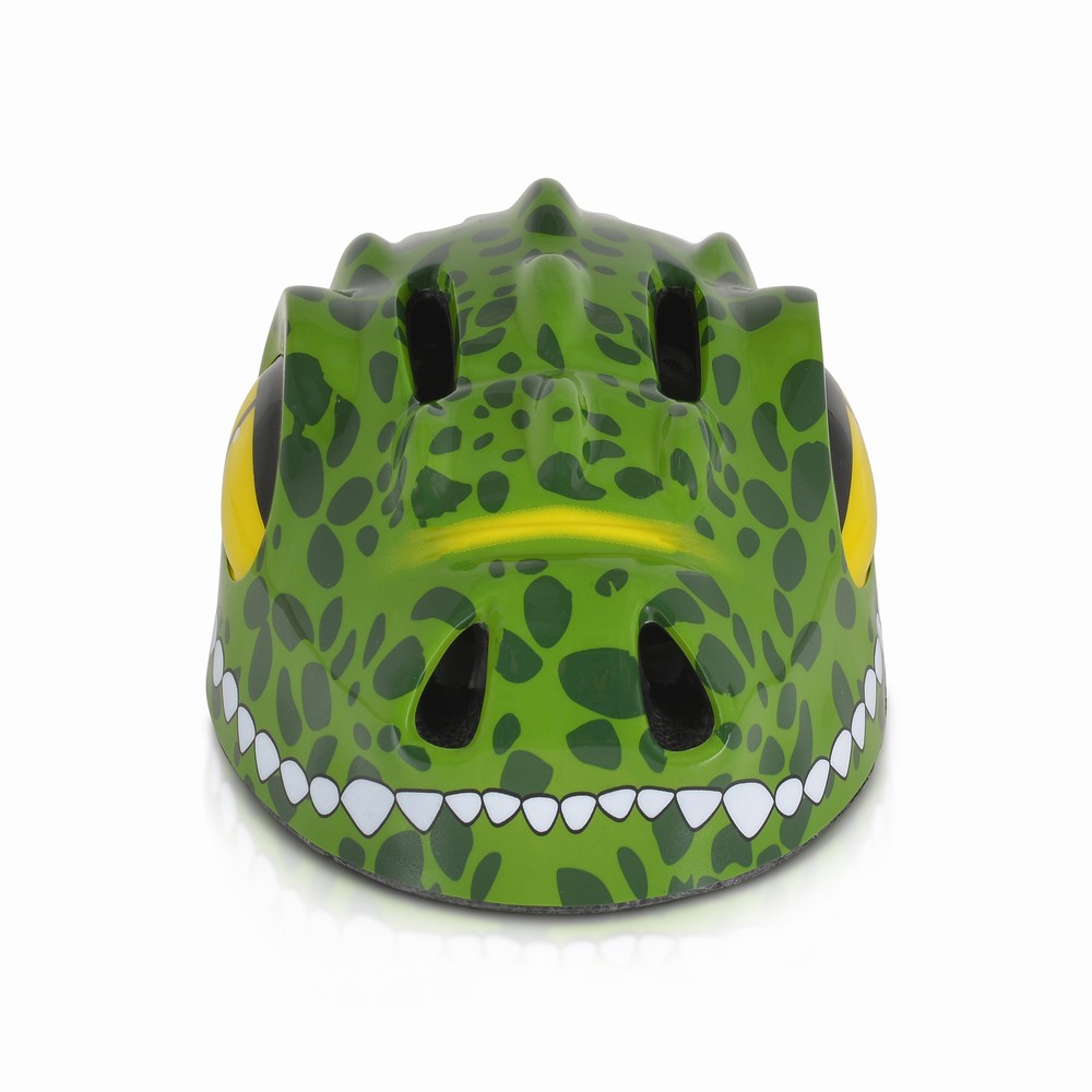 Κράνος ποδηλάτου- scooter Y27 Dino dark Green (3800146229740)