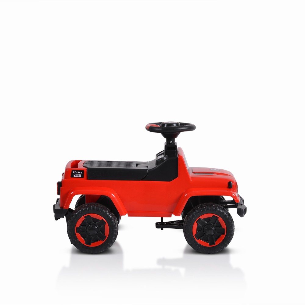 Περπατούρα Αυτοκινητάκι Με λαβή Γονέα & Τέντα Ride On Police Red (3800146230883)