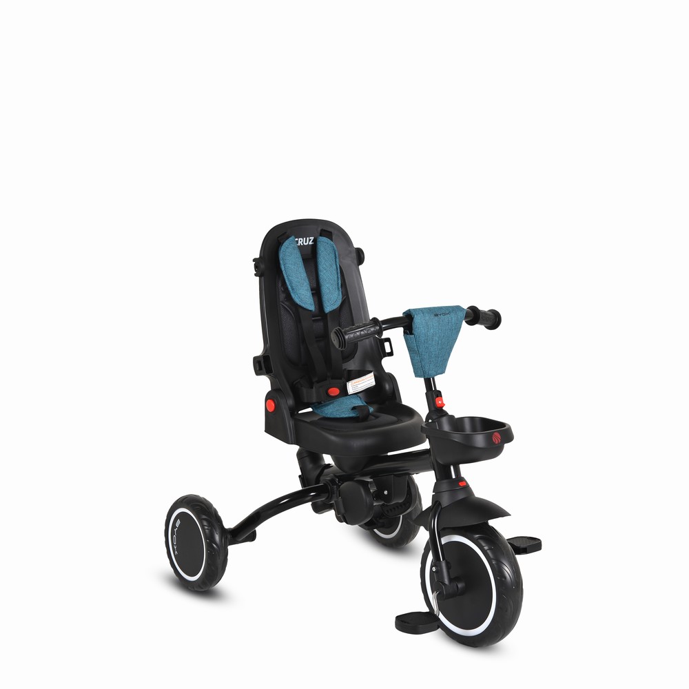 Byox Αναδιπλούμενο Τρίκυκλο Ποδηλατάκι 360° Cruz Turquoise (3800146231903)
