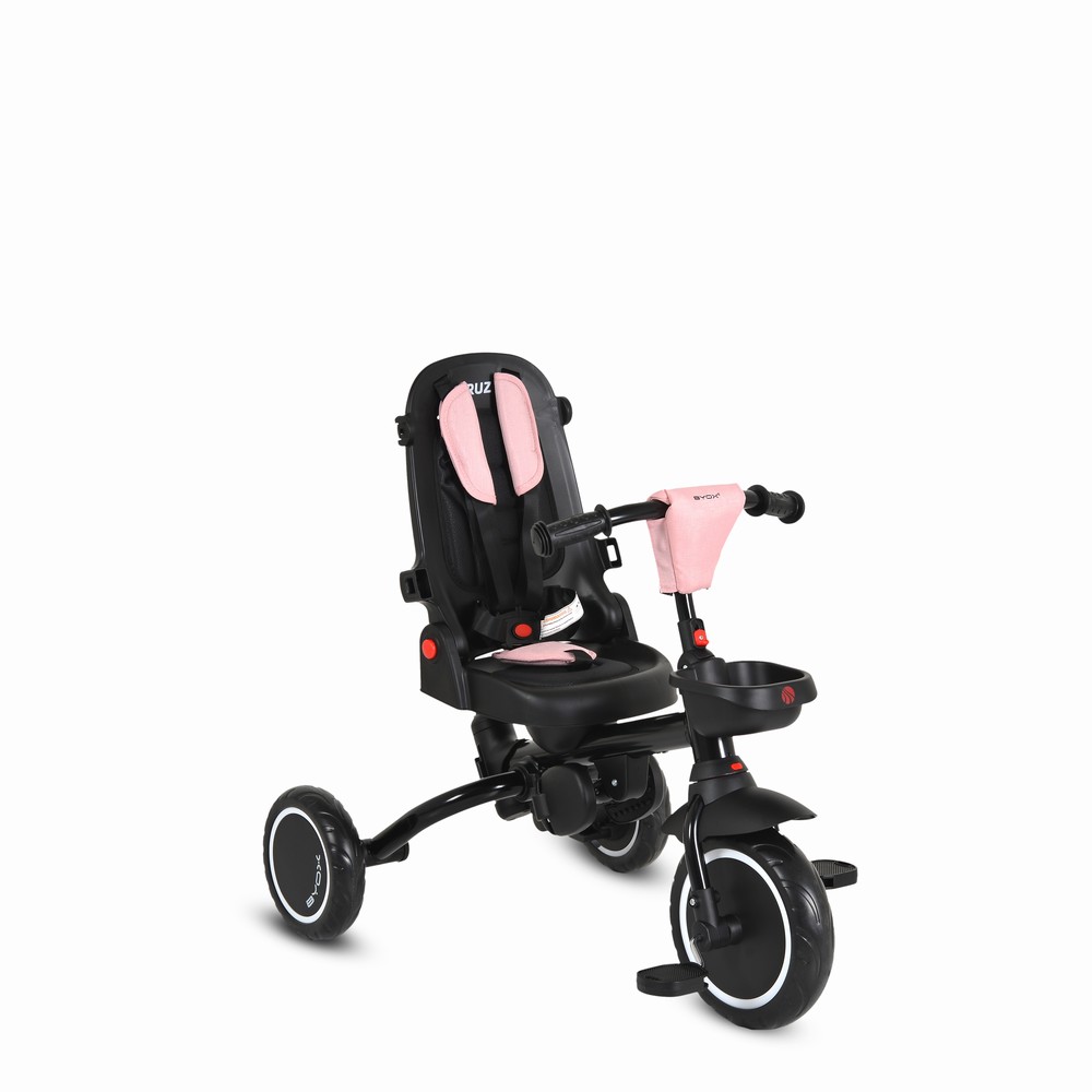 Byox Αναδιπλούμενο Τρίκυκλο Ποδηλατάκι 360° Cruz Pink (3800146231910)