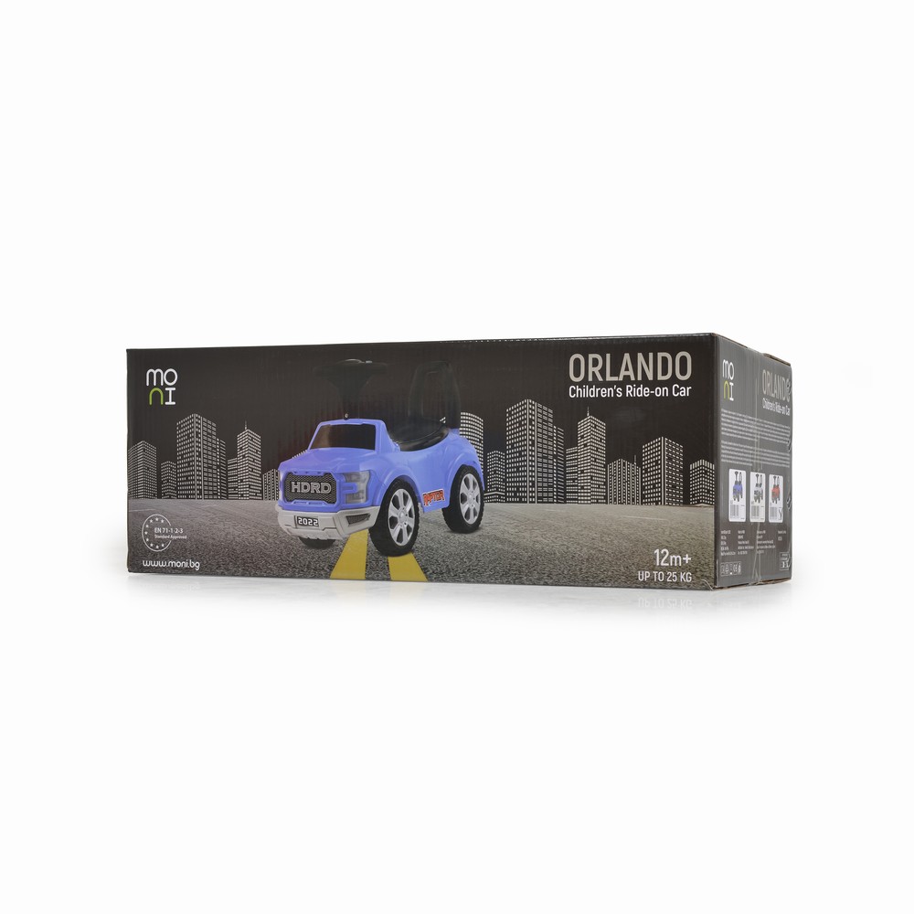 Moni Ποδοκίνητο Αυτοκινητάκι Ride On Orlando 2022 Blue (3800146231927)